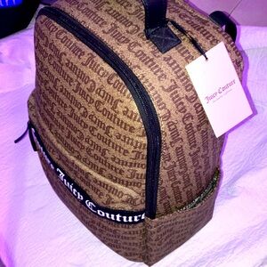 NWT Juicy Couture Goth stat chestnut backpack